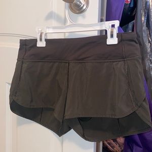 Olive Green Size 4 Lululemon Shorts- Worn less than 5 times